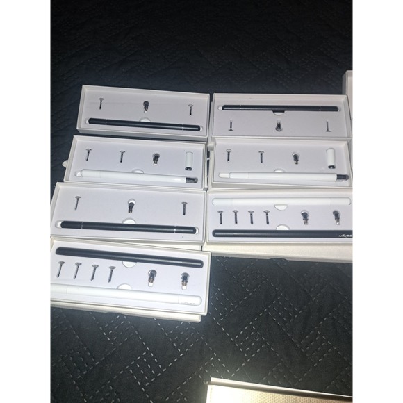 NIB- Lot of 12 Boxes MIKOO iPad Stylus Pens PLUS 4 MEKO Stylus Accessories - Picture 12 of 13